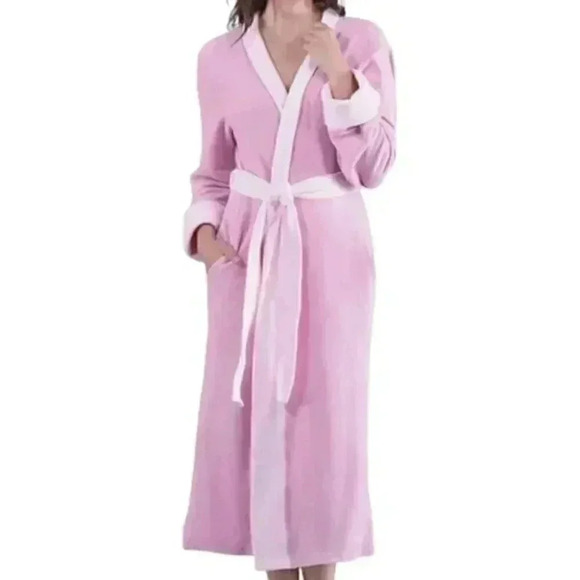 Pajamagram Light Pink Fleece Wrap Robe - Picture 1 of 4